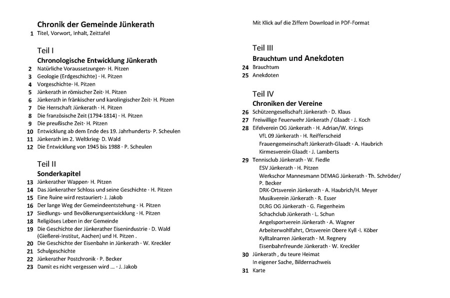 Chronik Jünkerath