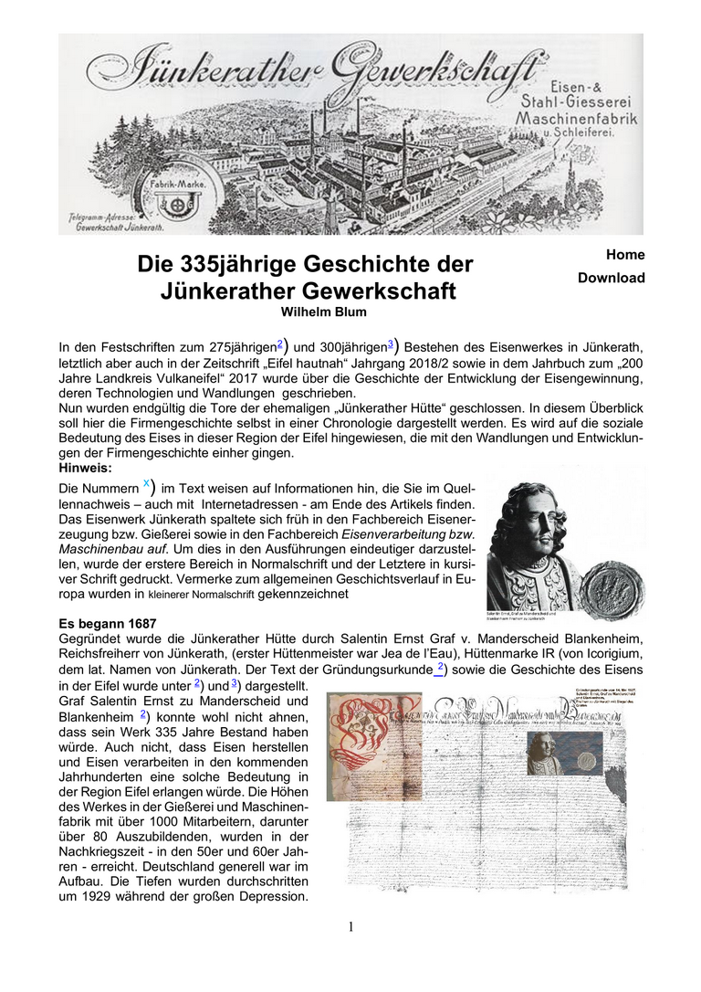 335 Jahre Cronik